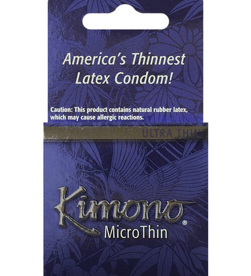 Kimono Micro Thin Condoms - Box of 3