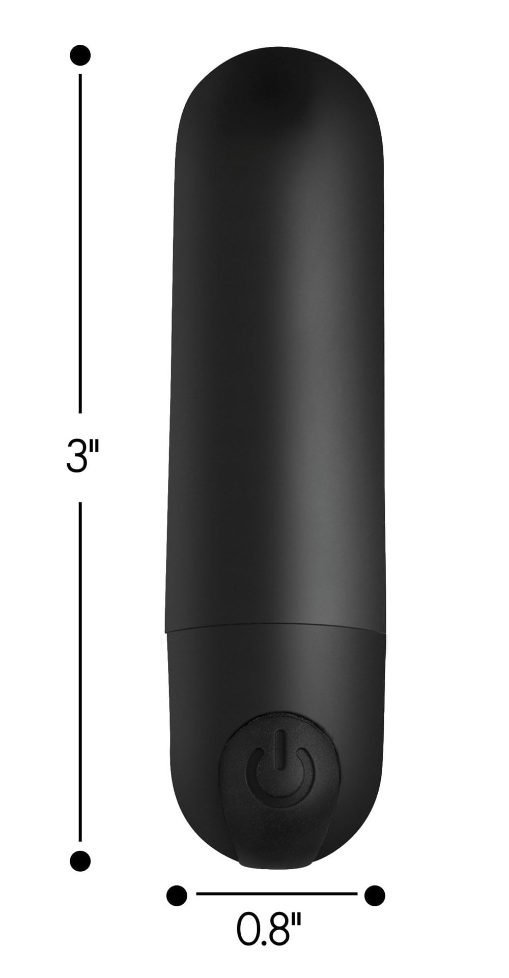 Bang Vibrating Bullet With Remote Control - Black - Image 4