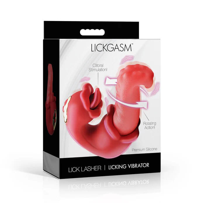Lickgasm Lick Lasher Licking Vibrator - Red