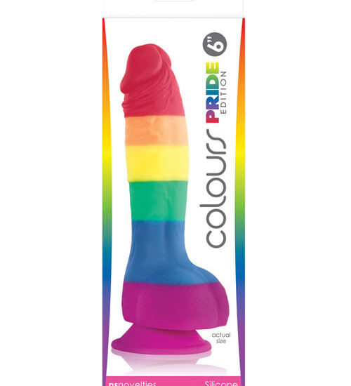 Colours Pride Edition 6" Dong w/Suction Cup