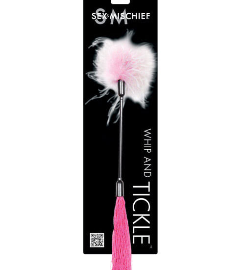 Sex & Mischief Whip & Tickle - Pink/White