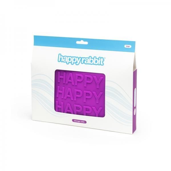 Happy Rabbit Happy Storage Zip Bag Large Purple