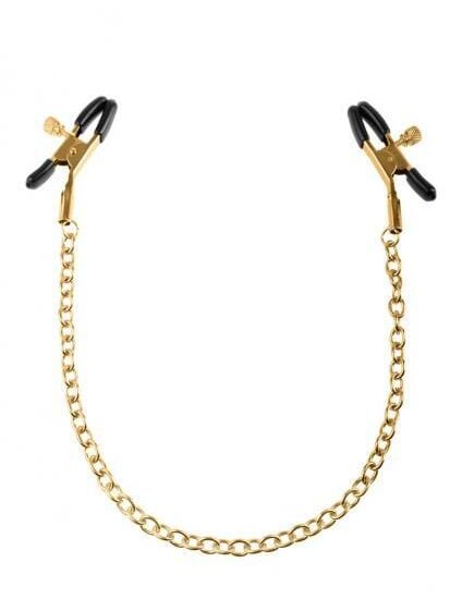 Fetish Fantasy Gold Chain Nipple Clamps