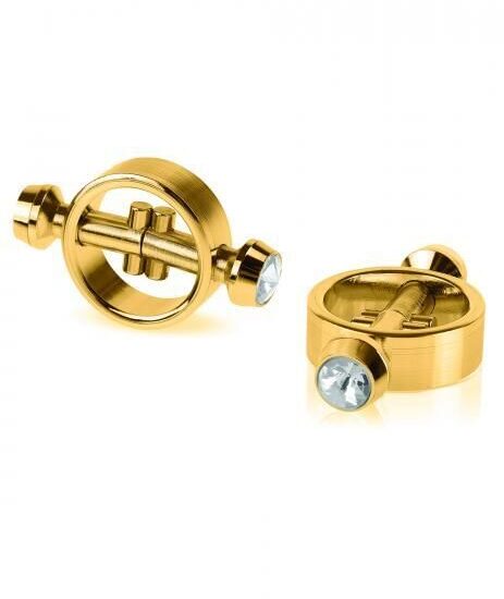 Fetish Fantasy Gold Magnetic Nipple Clamps