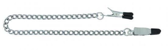 Rubber Tipped Nipple Clamps With Curbed Chain
