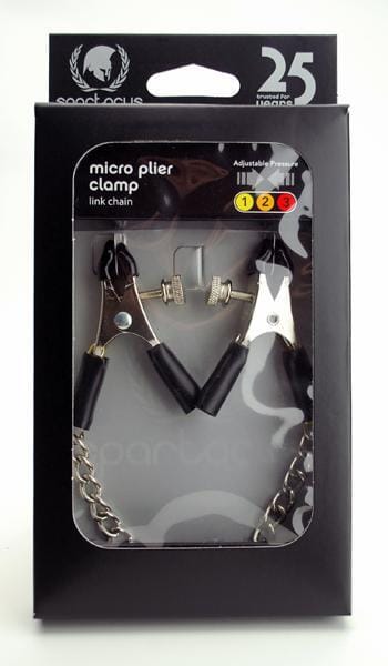 Spartacus Adjustable Nipple Clamps With Curved Chain - Image 4