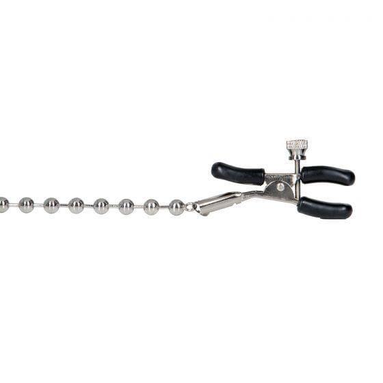 Nipple Clamps Silver Beaded Chain - Image 5