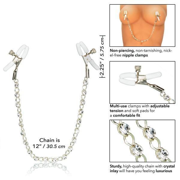 Nipple Play Crystal Chain Nipple Clamps - Image 5