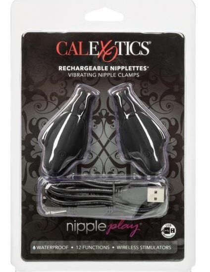 Nipple Play Rechargeable Nipplettes - Black