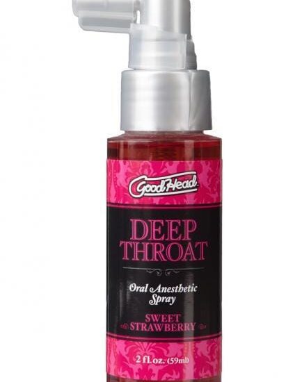 Goodhead Deep Throat Spray Sweet Strawberry 2oz