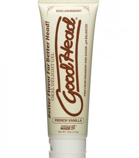 Goodhead Oral Delight Gel French Vanilla 4oz Tube
