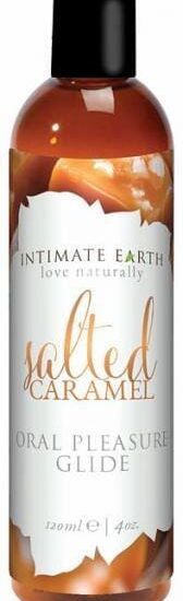 Intimate Earth Sea Salt Caramel Flavored Glide 120ml.